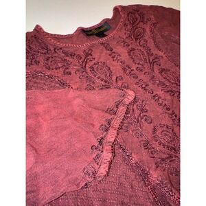 Agan Traders Renaissance Embroidered Tunic Hippie Blouse Boho Paisley Festival